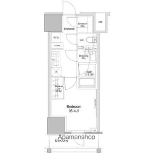 ザ・パークハビオ板橋区役所前【12階】の間取り