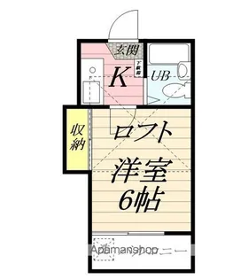 ハイツ市川第4【2階】の間取り