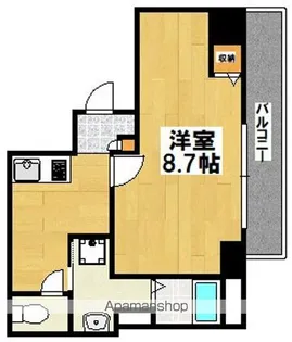 エヌエムキャトフヴァン【1FD号室】の間取り