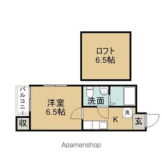 ヴィラ鳥羽見【2階】の間取り