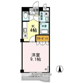 DEAR COURT(ディアコート)【2階】の間取り