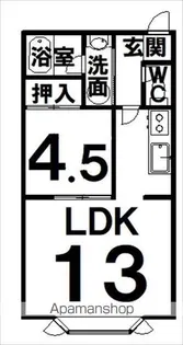 ARM−13【103号室】の間取り