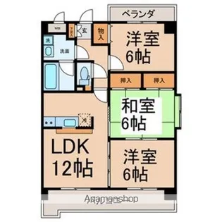 3LDKの間取り画像