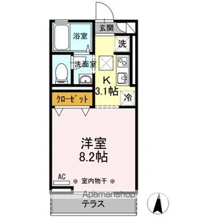 JEAN FILLIOUX(ジャン フィーユ)【1階】の間取り