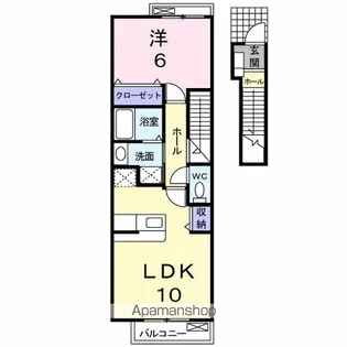 カームリー・ガーデンⅡ【2階】の間取り
