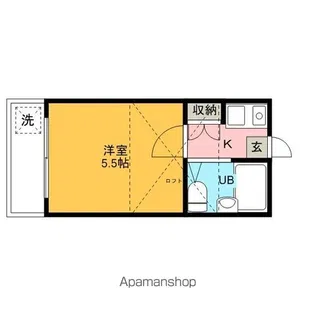 ピノコリーナ鶴ヶ島【210号室】の間取り