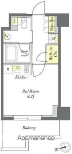 プライムメゾン清澄白河【3階】の間取り