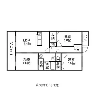 グランヴィル名宝【1階】の間取り