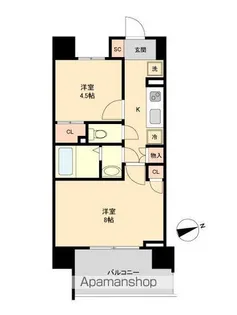 HF仙台長町レジデンス【13階】の間取り