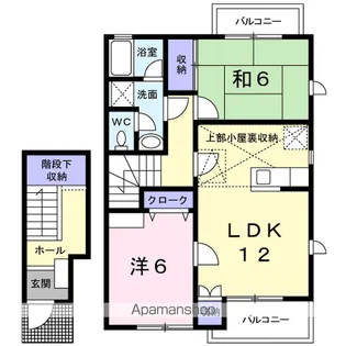 ハーブマンション 武中【2階】の間取り