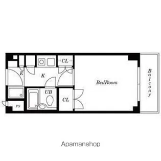 カルム亀島【6階】の間取り