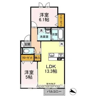 グレイシア【2階】の間取り