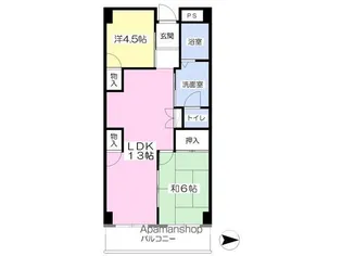 メゾンジュネス【103号室】の間取り