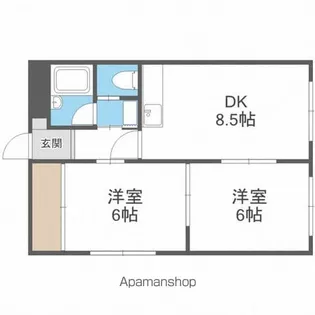広和ハイツ第7【302号室】の間取り