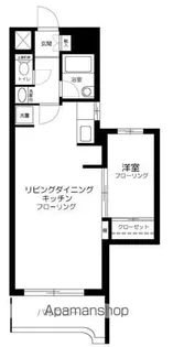 ガーデンプレイス市ヶ谷【2階】の間取り