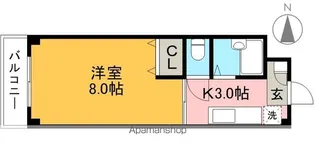 1Kの間取り画像