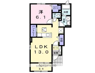 ユウ ドリーム B【1階】の間取り