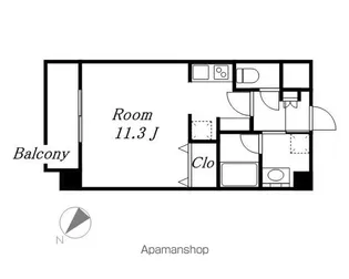 FRENCIA NOIE名駅【7階】の間取り