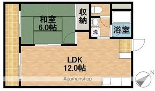 コーポことぶき【3階】の間取り