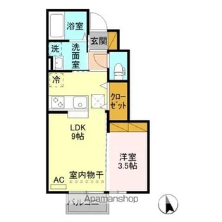 GRANMORE・A【1階】の間取り