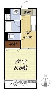 ESTACION【4階】の間取り