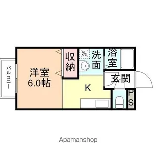 サンライトイン高岡6【402号室】の間取り