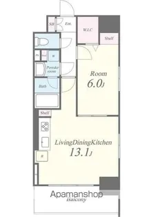 キャナルテラス品川【14階】の間取り