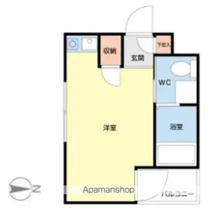 柏Ⅲハイム【2階】の間取り