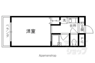 K’S COURT【206号室】の間取り