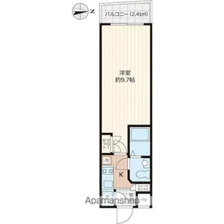 BEVERLY HOMES 下赤塚【1階】の間取り