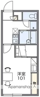 レオパレスリリー【207号室】の間取り