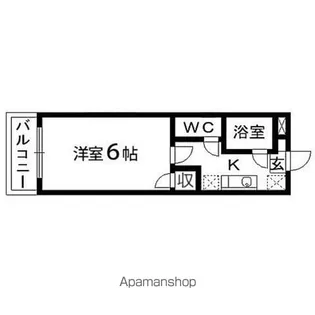 アクティブパレス百合ヶ丘B8【8号室】の間取り