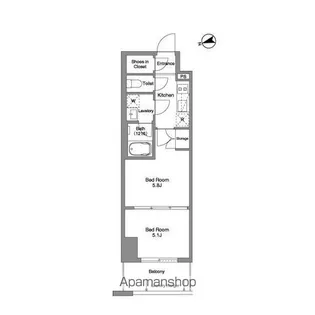 PRIMA STELLA【3階】の間取り