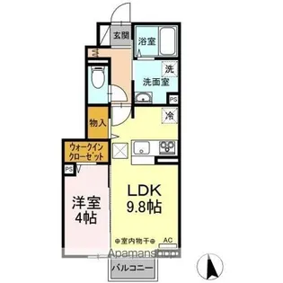 サロン・ド・HIRO【1階】の間取り