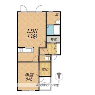 I AND U【3階】の間取り