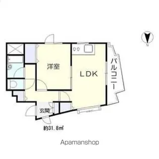 南黒門マンション【8階】の間取り