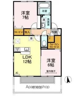 T’Sスクエア D棟【1階】の間取り