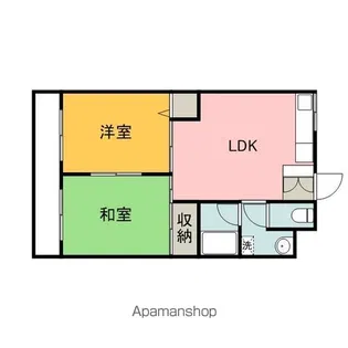 第2中広不動産ビル【3階】の間取り