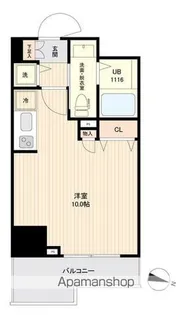 SIDE ONE【14階】の間取り