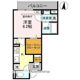 メゾン ド グレイス【2階】の間取り