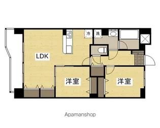 クレール西市【2階】の間取り
