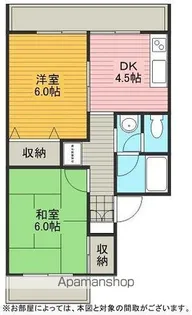 メゾン・ド・スターライズ【206号室】の間取り