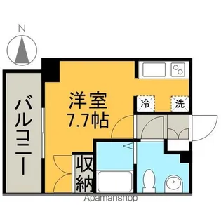 ライブコート丸の内(マルノウチ)【8階】の間取り