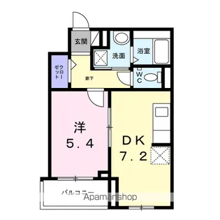 メゾン カルム NO.3【3階】の間取り