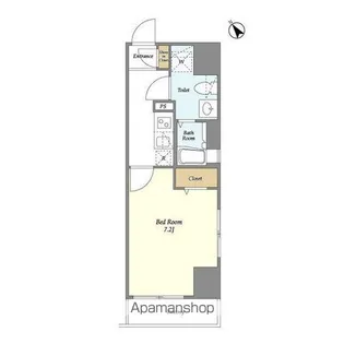 リバーレ日本橋三越前【5階】の間取り