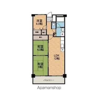 サニータウン羽倉崎駅前参番街【1005号室】の間取り