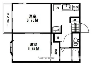 カトレア幸【1階】の間取り