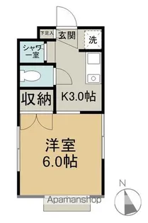 フォレ井口【1F号室】の間取り