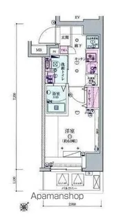 リヴシティ横濱宮元町【6階】の間取り
