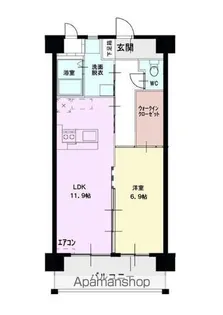 プログランツ【10階】の間取り